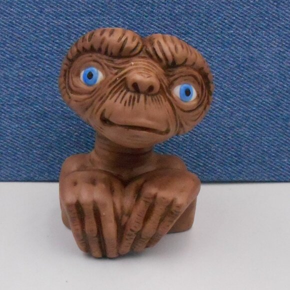 VINTAGE AVON E.T. PORCELAIN POT PAL 1983 COLLECTIBLE FLOWER POT DECORATION - Picture 1 of 15